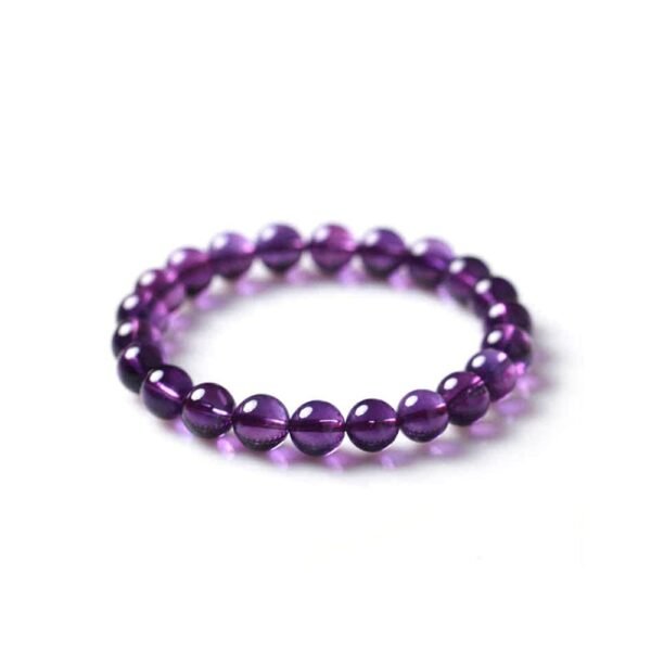 Amethyst Round Beads Bracelet